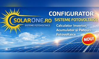 Configurator Sisteme Fotovoltaice Solar One: Calculator Invertor + Acumulator + Panouri
